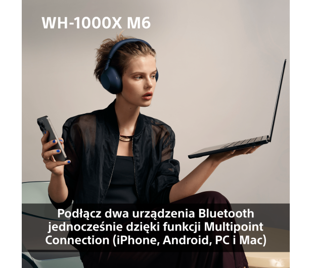 SONY WH-1000XM6 Czarny - 1334182 - zdjęcie 16